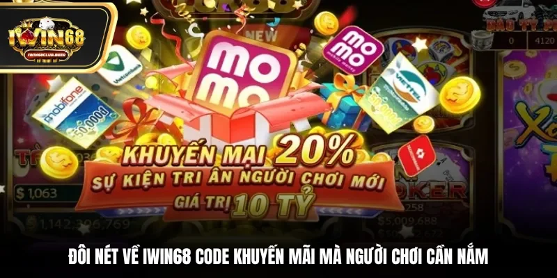 Đôi nét về Iwin68 code khuyến mãi mà người chơi cần nắm